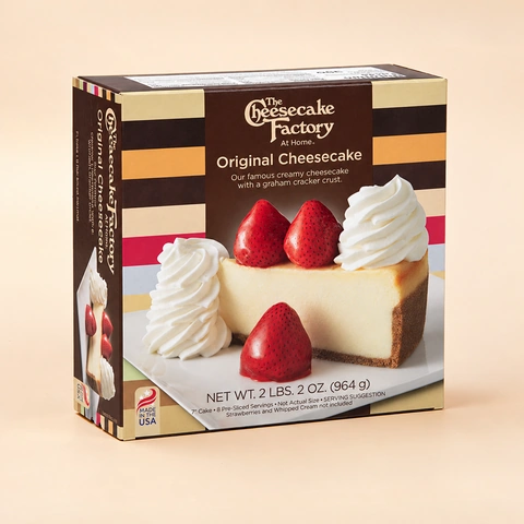 The Cheesecake Factory At Home Original Cheesecake — standing retail box