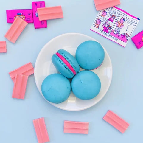 Coveted Cakes Premium Macarons — Bubblegum flavour