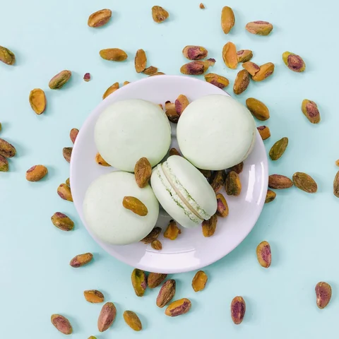 Coveted Cakes Premium Macarons — Pistachio flavour
