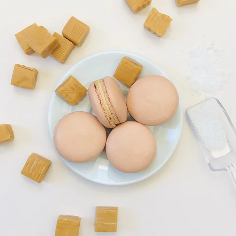 Coveted Cakes Premium Macarons — Salted Caramel flavour