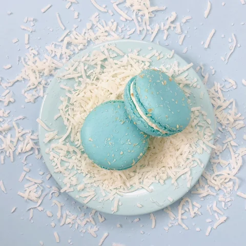 Coveted Cakes Premium Macarons — Toasted Coconut flavour