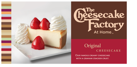 The Cheesecake Factory At Home Original Cheesecake floor graphic example